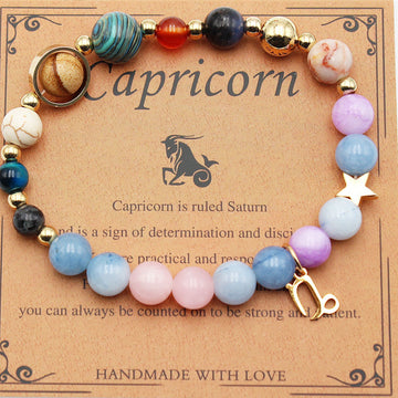 Eight Planets Twelve Constellation Morgan Stone Bracelet