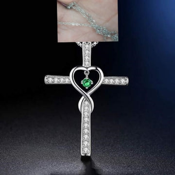 Infinity Love God We Trust Christian Necklace