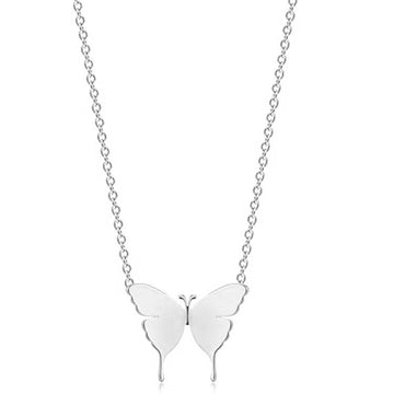 Geometric Butterfly Pendant Necklace For Women