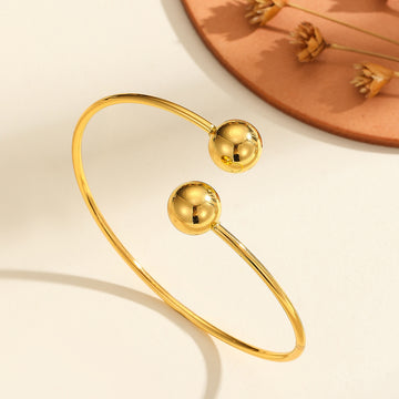 Copper Plated 18K Gold Double Headed Bracelet