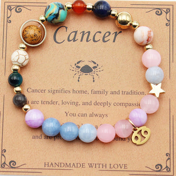 Eight Planets Twelve Constellation Morgan Stone Bracelet