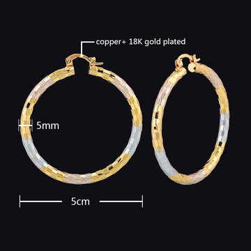 Simple Gold Women'S Geometric Metal Alloy