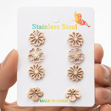 Fashion Simulation Stud Earrings Flower Design