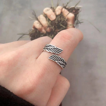 Love Couple Plain Silver Ring With