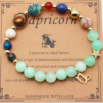 Eight Planets Twelve Constellation Morgan Stone Bracelet