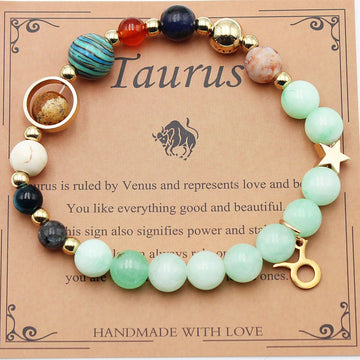 Eight Planets Twelve Constellation Morgan Stone Bracelet