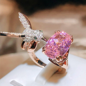 Women'S Fashion Saint Mary'S Hummingbird Ring