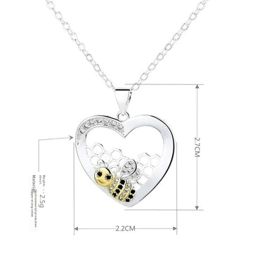 Fashion Exquisite Bee Hive Pendant Necklace