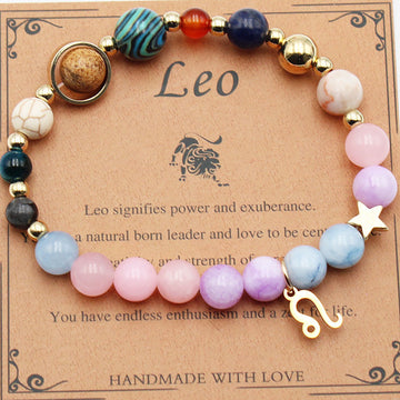 Eight Planets Twelve Constellation Morgan Stone Bracelet