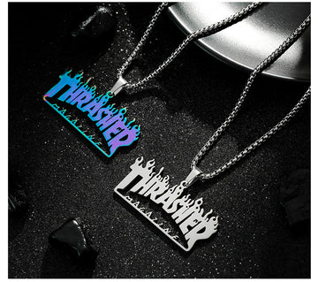All Match Letter Hip Hop Necklace
