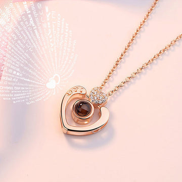 Subloom Heart I Love You Necklace