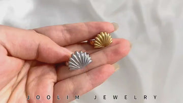 Ocean Style Personalized Scallop Ring For