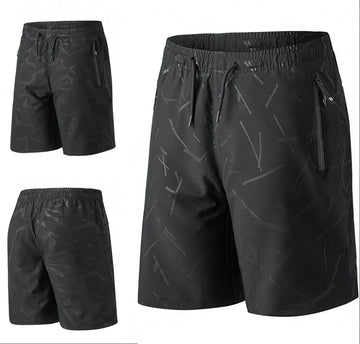 US Stock Men's Black Casual Loose Shorts Sports Pants