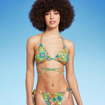 Wild Fable Womens Triangle Wrap Bikini Top Multiple Sizes Available